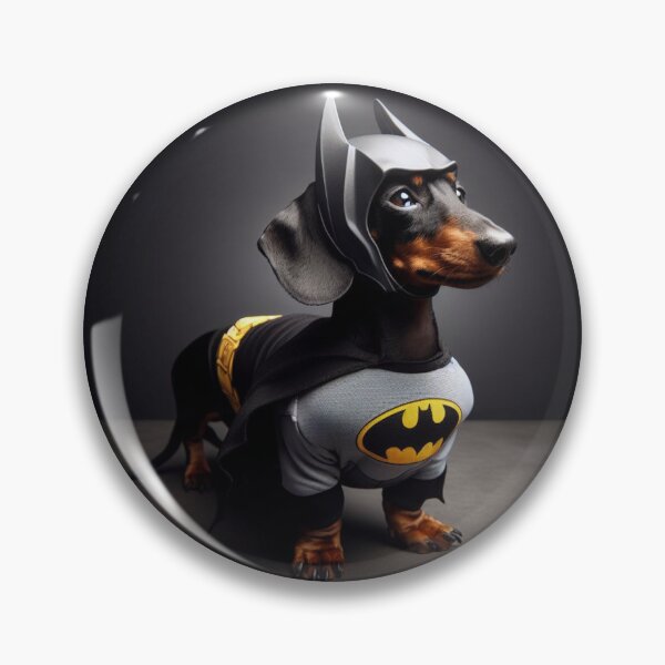 Item preview, Dachshund BatDog the Superhero #7 designed and sold by AIrtisticPrints.