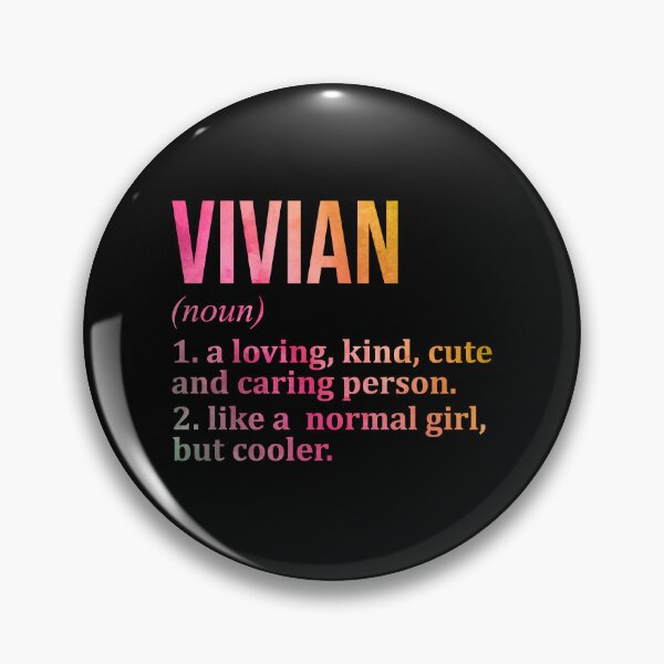 Item preview, Vivian Name Definition in Watercolor designed and sold by XCIV.
