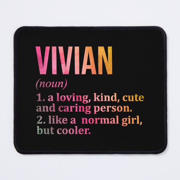 Item preview, Vivian Name Definition in Watercolor designed and sold by XCIV.