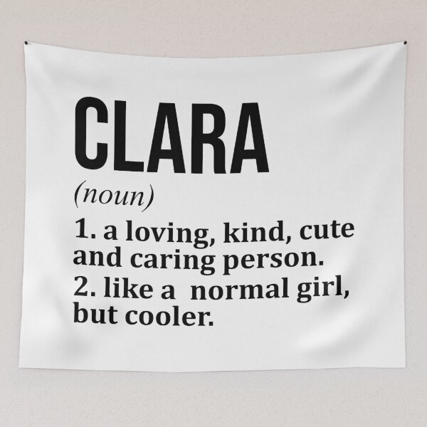 Item preview, Clara Name Definition designed and sold by XCIV.