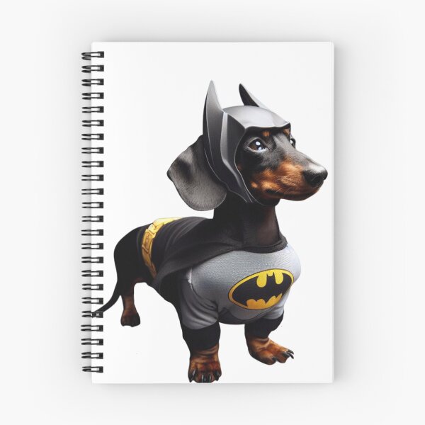 Item preview, Dachshund BatDog the Superhero no background #7 designed and sold by AIrtisticPrints.