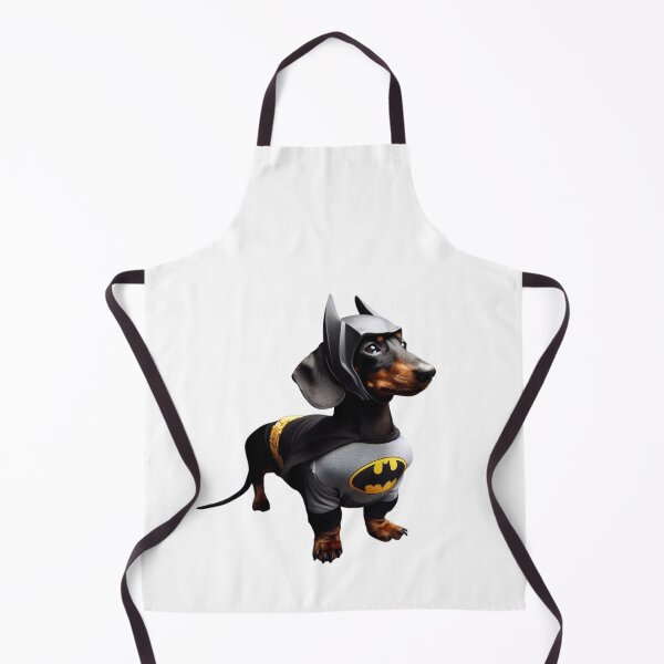 Item preview, Dachshund BatDog the Superhero no background #7 designed and sold by AIrtisticPrints.