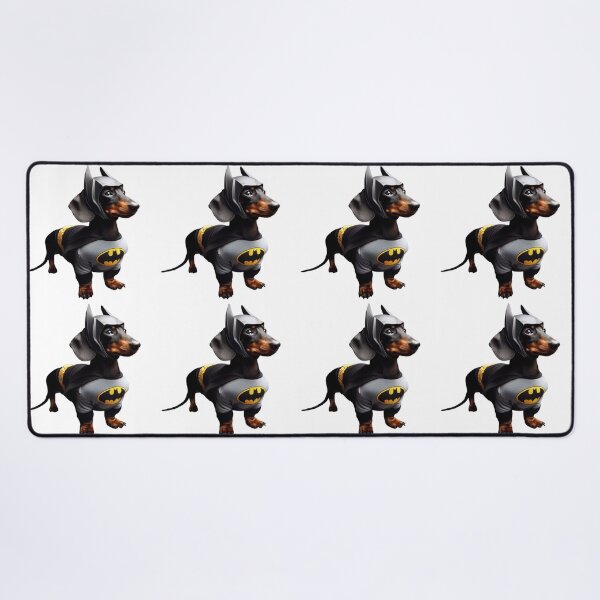 Item preview, Dachshund BatDog the Superhero no background #7 designed and sold by AIrtisticPrints.