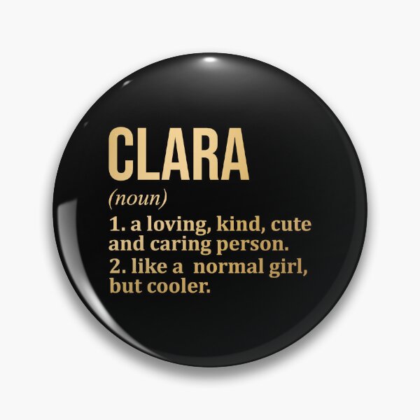 Item preview, Clara Name Definition in Gold designed and sold by XCIV.