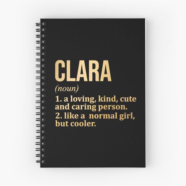 Item preview, Clara Name Definition in Gold designed and sold by XCIV.