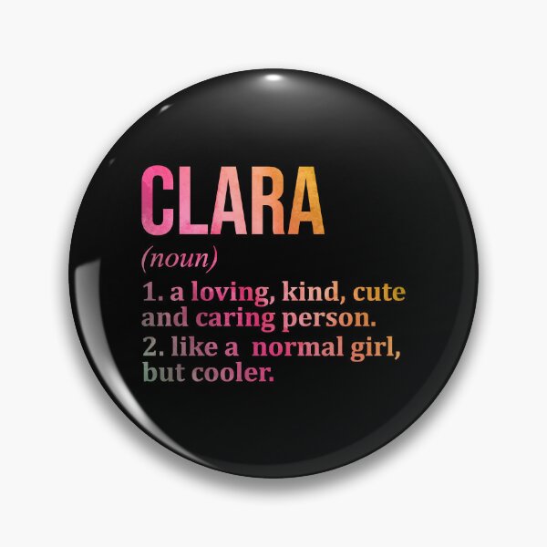 Item preview, Clara Name Definition in Watercolor designed and sold by XCIV.