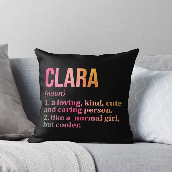 Item preview, Clara Name Definition in Watercolor designed and sold by XCIV.