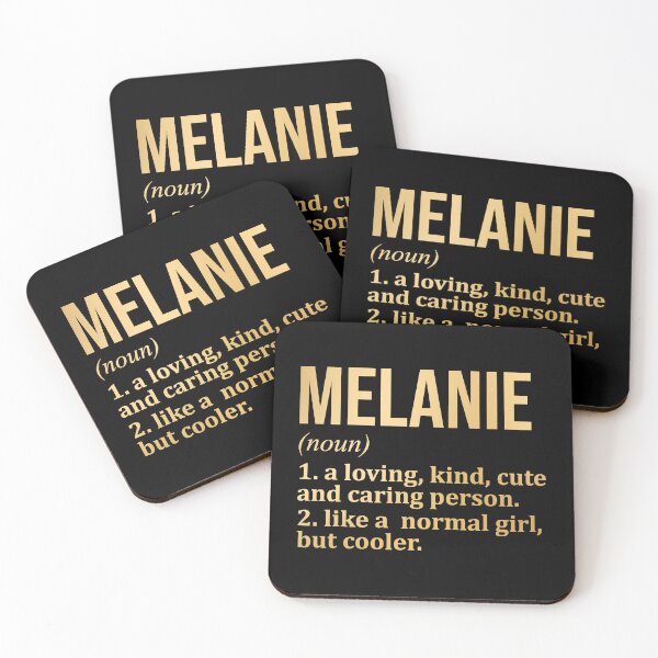 Item preview, Melanie Name Definition in Gold designed and sold by XCIV.