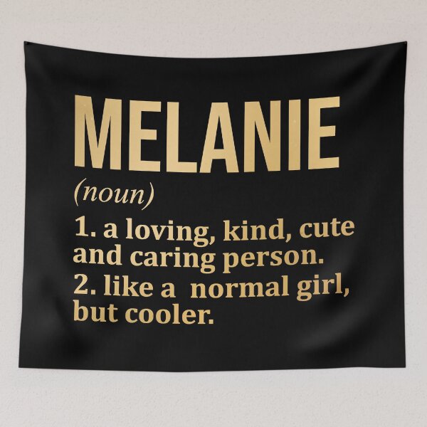Item preview, Melanie Name Definition in Gold designed and sold by XCIV.