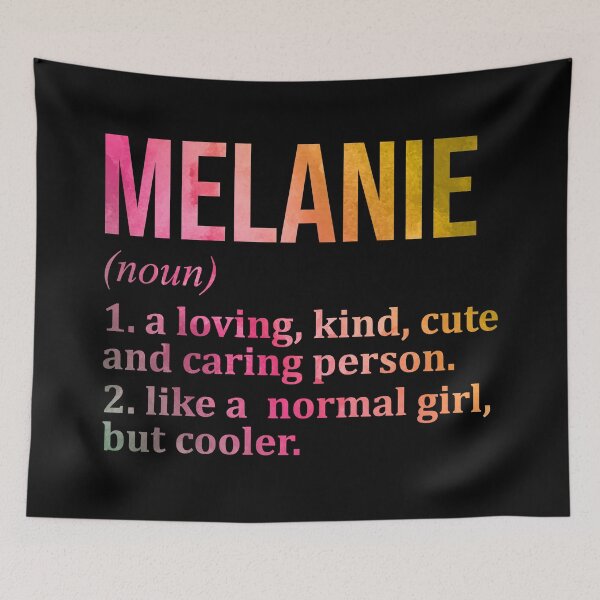 Item preview, Melanie Name Definition in Watercolor designed and sold by XCIV.