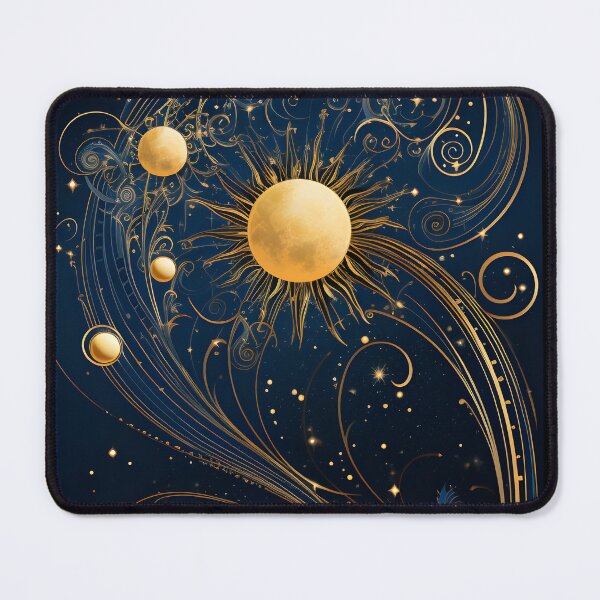 Item preview, golden astronomical solar system designed and sold by Darda-art.