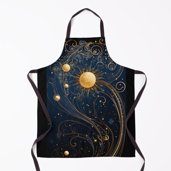 Item preview, golden astronomical solar system designed and sold by Darda-art.
