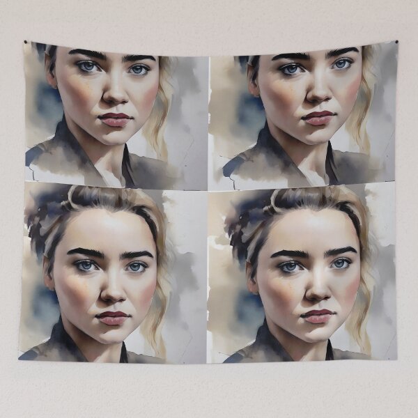 Item preview, The natural beauty of Florence Pugh designed and sold by bogfl.