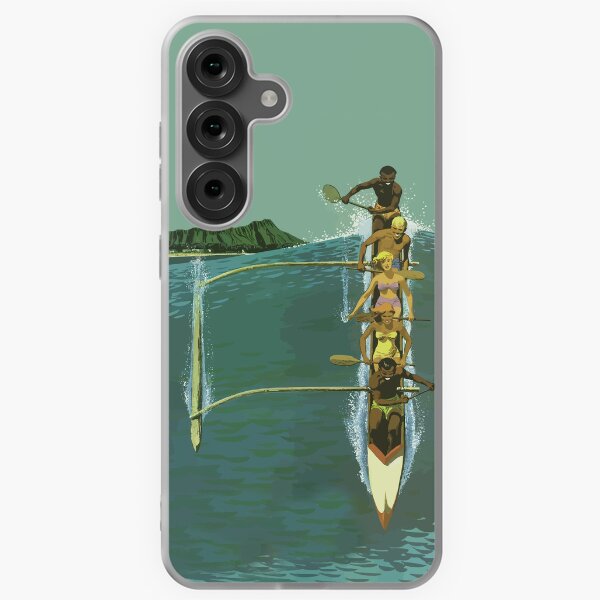 Aperçu de l'œuvre Hawaï - Surfez sur les vagues créée et vendue par Kirkhamdesigns.