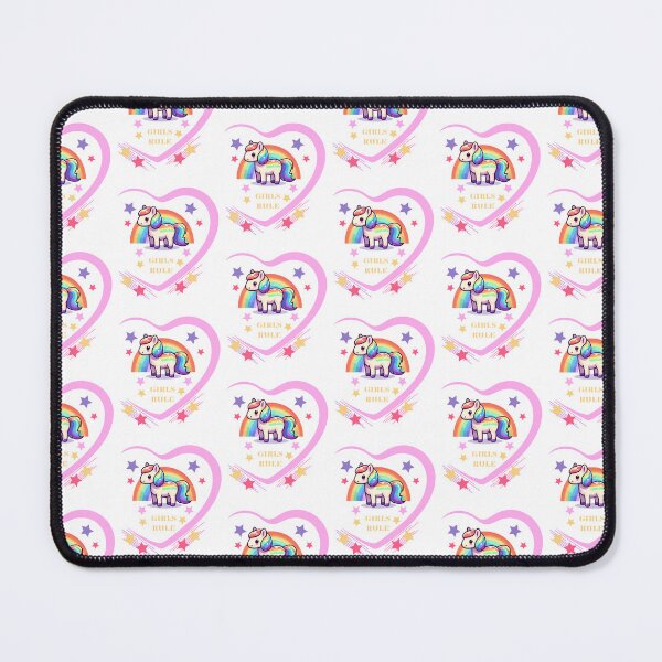 Item preview,  Girls rule Funny rainbow unicorn horse kids t shirt  designed and sold by Cuteanimecorner.