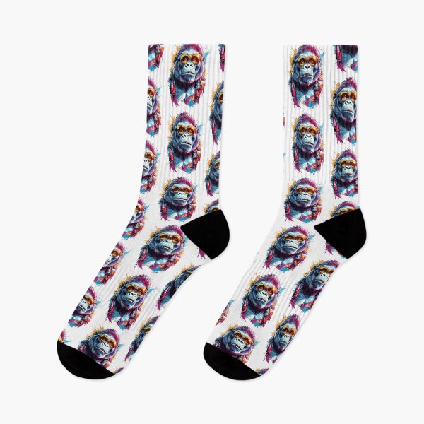Item preview, Colourful Gorilla in Sunglasses designed and sold by NordicBadger.