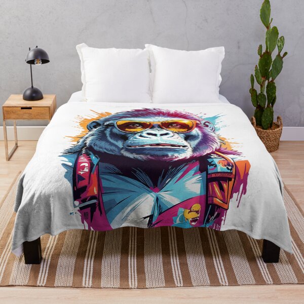 Item preview, Colourful Gorilla in Sunglasses designed and sold by NordicBadger.