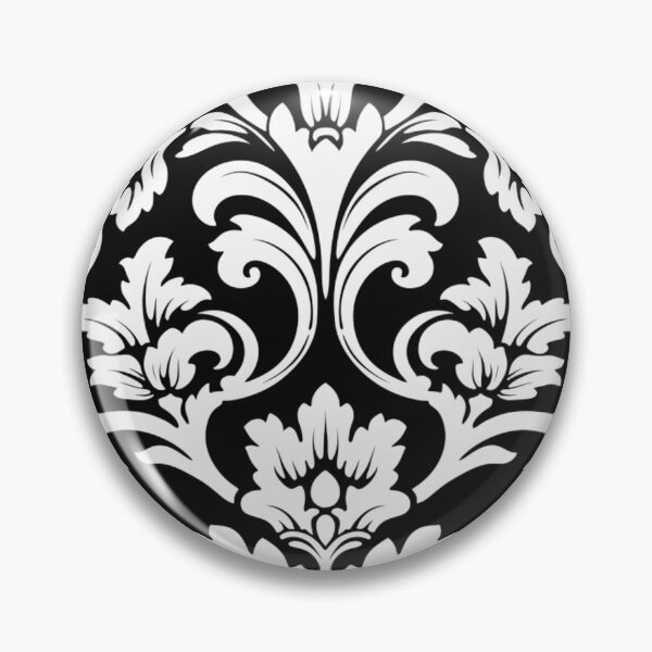 Item preview, Diva Black and White Damask Patterns 2 designed and sold by GrinGalore.
