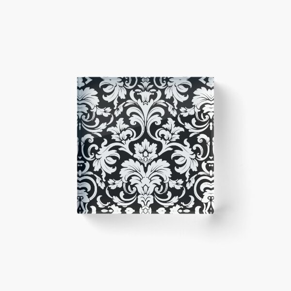 Item preview, Diva Black and White Damask Patterns 2 designed and sold by GrinGalore.