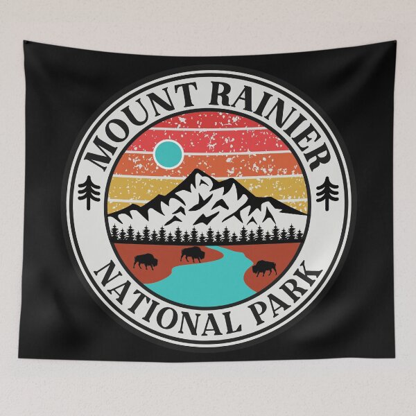 Item preview, Mount Rainier National Park-Vintage designed and sold by nature-space.