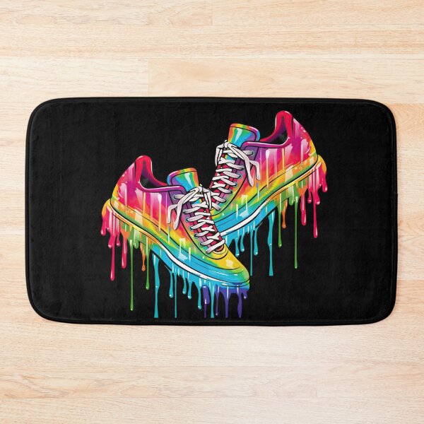 Item preview, Colorful Dripping Sneakers - Cool Street Wear designed and sold by WallGemsArt.