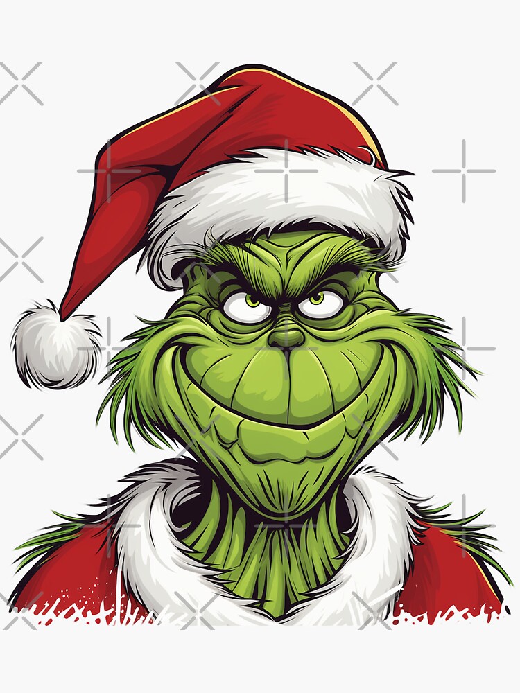 The Grinch - Grinch Xmas  Sticker for Sale by LudiePosada