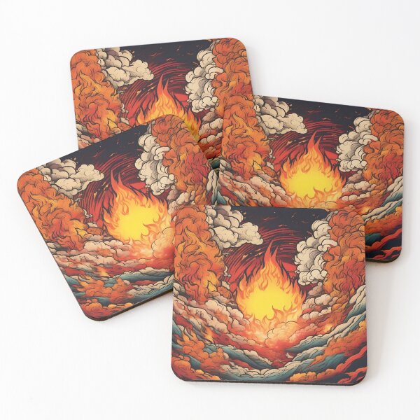 Item preview, FIRE ON THE MOUNTAIN designed and sold by PIGCASSOSAIART.