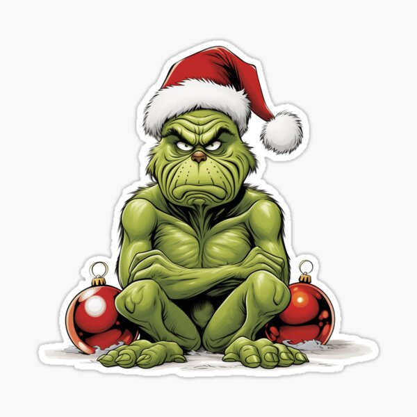 The Grinch - Grinch Xmas  Sticker for Sale by LudiePosada