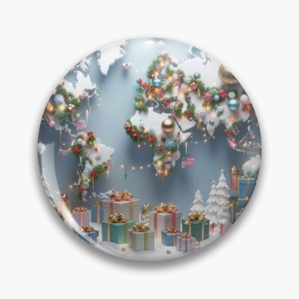 Item preview, Around the World in Merriment: Merry Christmap designed and sold by HeadTurningArt.