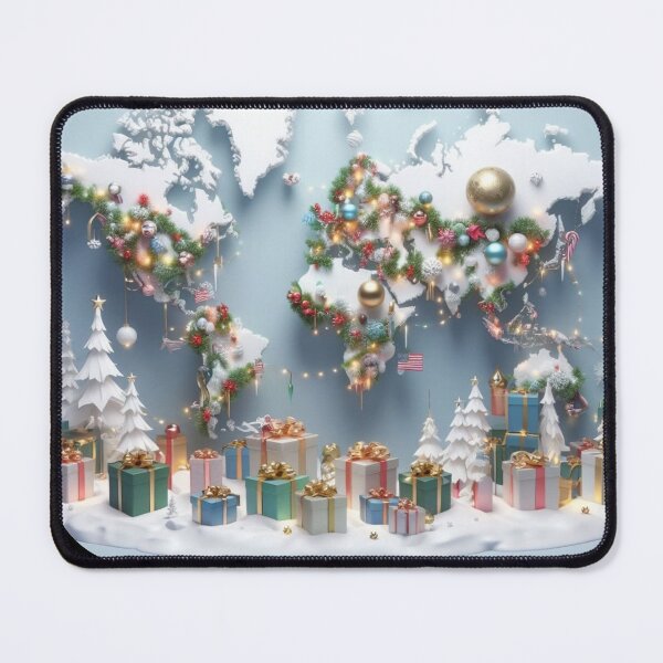 Item preview, Around the World in Merriment: Merry Christmap designed and sold by HeadTurningArt.