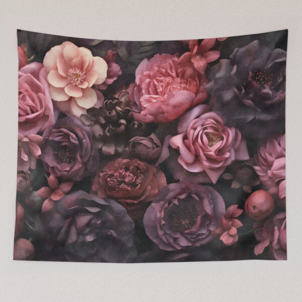 Item preview, Velveteen Watercolor Floral Opulenz Pink designed and sold by artsandsoul.