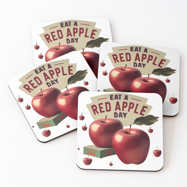Item preview, Happy Eat a Red Apple Day, Holliday Eat a Red Apple Day designed and sold by SimonNegle.