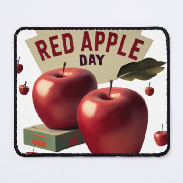 Item preview, Happy Eat a Red Apple Day, Holliday Eat a Red Apple Day designed and sold by SimonNegle.