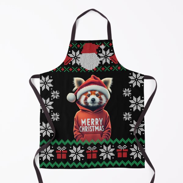 Artikelvorschau, Roter Panda-Weihnachtshässliches Design Frohe Weihnachten entworfen und verkauft von EmiAndMike.