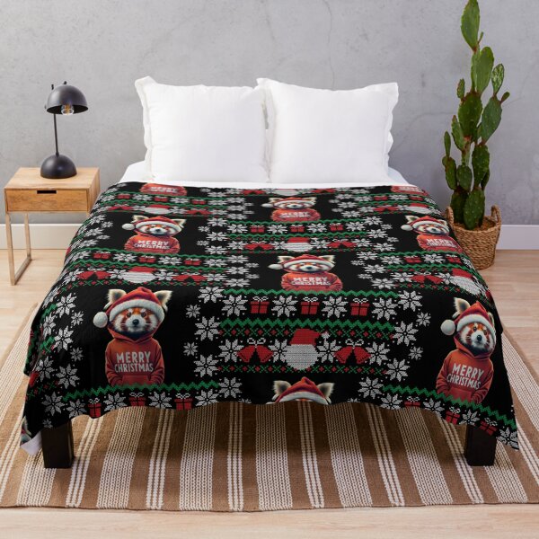 Item preview, Red Panda Christmas Ugly Design Merry Xmas designed and sold by EmiAndMike.