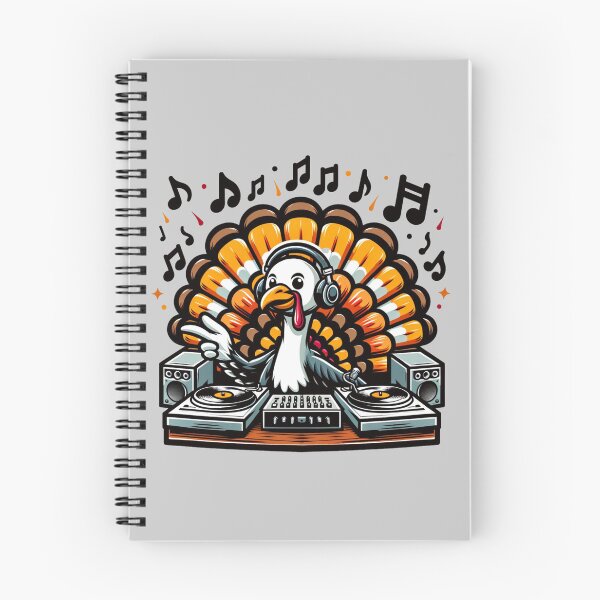 Item preview, Festive Turkey DJ Music Mixer, Thanksgiving designed and sold by Hibiskusmond.