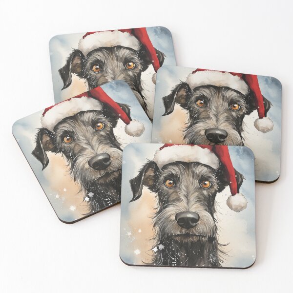 Item preview, A deerhound who thinks he's Santa Claus designed and sold by aghnadarragh.