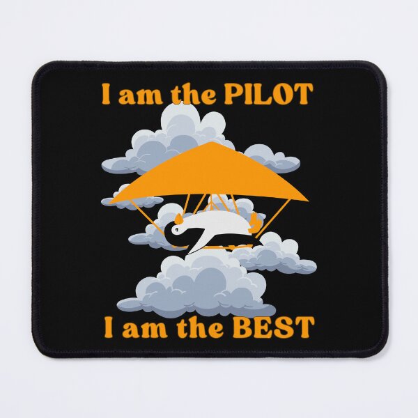 Item preview, Penguin the pilot, Hang gliding in the clouds, Funny Classic T-shirt designed and sold by MAGness.