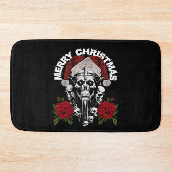 Item preview, Satan Say Merry Christmas !! | Skull Skeleton Black Emperor King Dream | designed and sold by AncientHeroes.