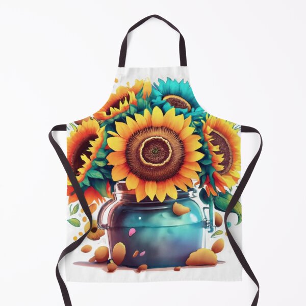 Item preview, Watercolor Sunflowers in a Jar yellow designed and sold by sadedream.