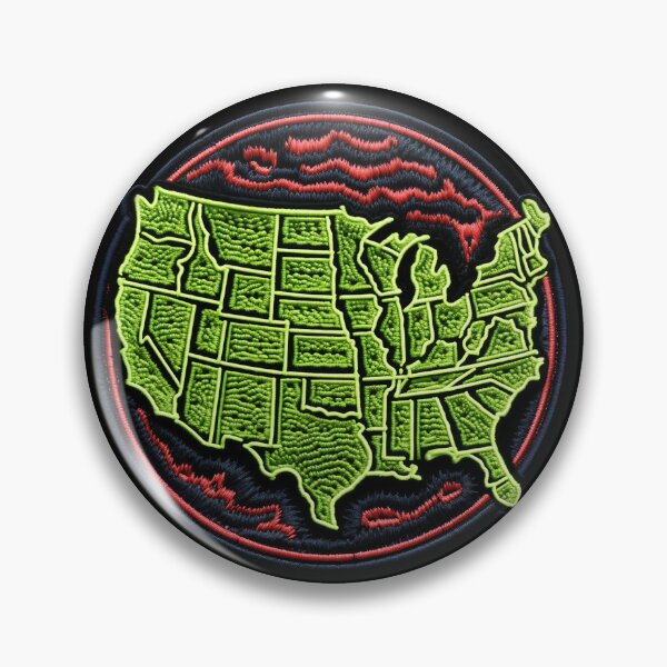 Item preview, United States Flag Emblem designed and sold by Master-Print.