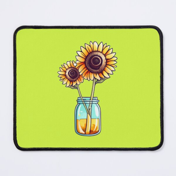 Item preview, Watercolor Sunflowers in a Jar yellow designed and sold by sadedream.
