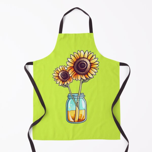 Item preview, Watercolor Sunflowers in a Jar yellow designed and sold by sadedream.