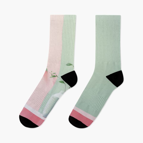 Item preview, Pastel Pink and Green Botanical Illustration designed and sold by DreamyDaisy.
