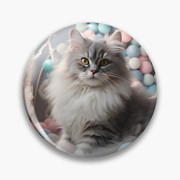 Item preview, Cuddly Cat Charm designed and sold by PixelPrisma.