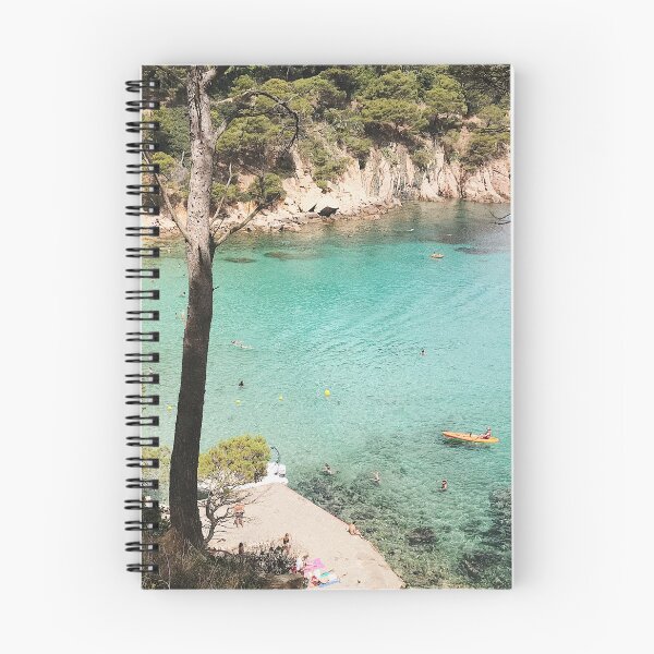 Item preview, Coast named Aiguablava in Spain, summer time. People resting near the sea designed and sold by igvee.