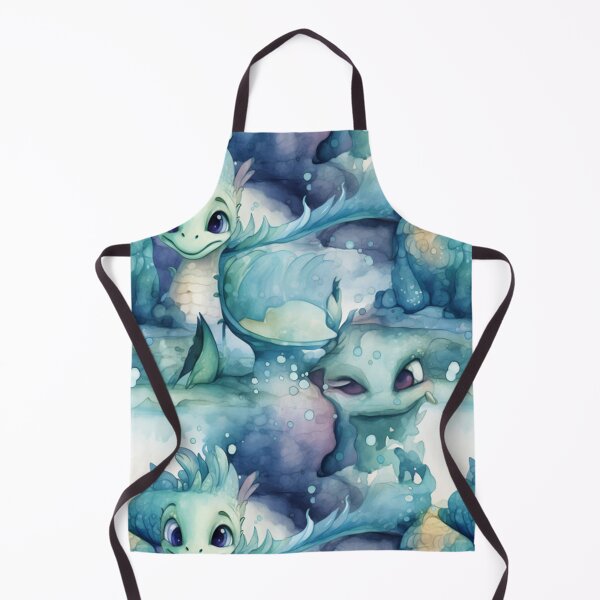 Item preview, Dragon Watercolour Art Clothing and Decor Collection Seamless Pattern designed and sold by Sitred123.