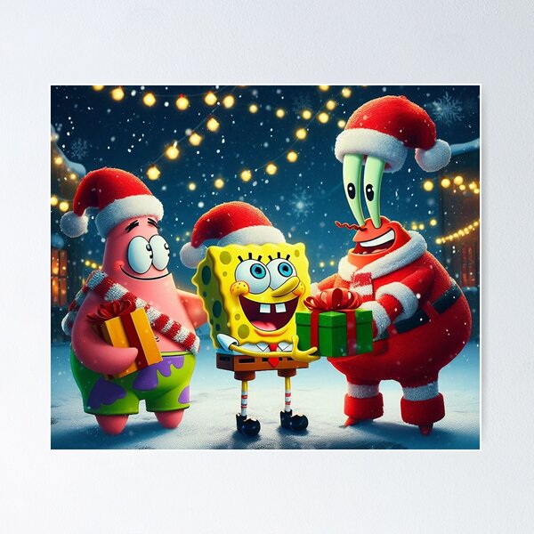 Spongebob Christmas Poster