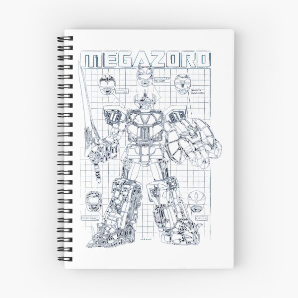 Item preview, Schematic Megazord Mighty Morphin designed and sold by falinaandini.
