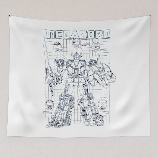 Item preview, Schematic Megazord Mighty Morphin designed and sold by falinaandini.